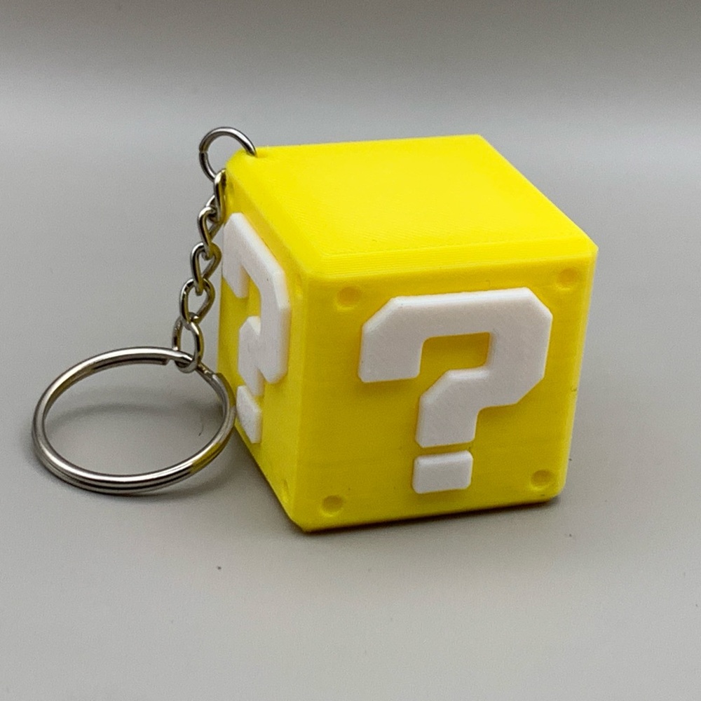 Mario Question Block Keychain